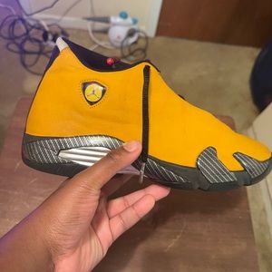 Jordan 14 Yellow Ferrari